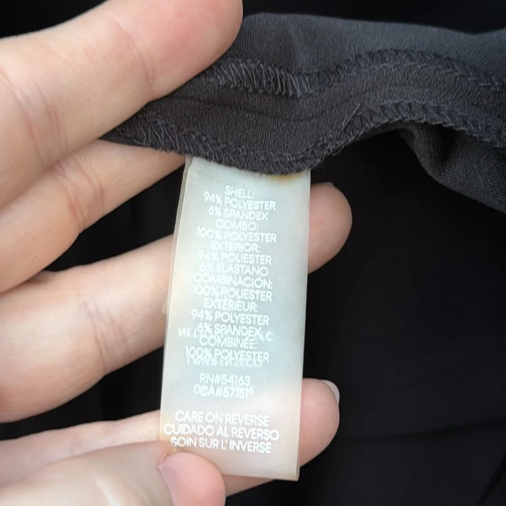 Karl Lagerfeld Paris Black Floral Lace Cropped Jumpsuit, Size 8 - Picture 7 of 8